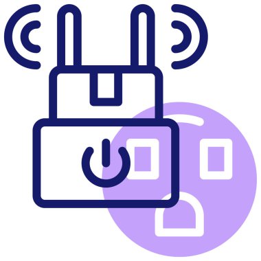 Fiş. Web simgesi basit illüstrasyon 