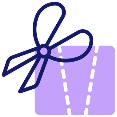 Makas simgesi, vektör illüstrasyonu 