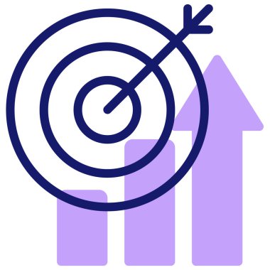 Başarı çizimi. Web simgesi, basit sanat