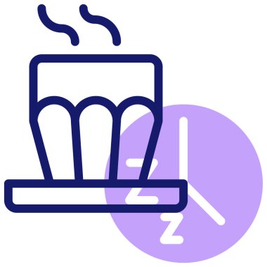 Kahve fincanı. Web simgesi basit illüstrasyon