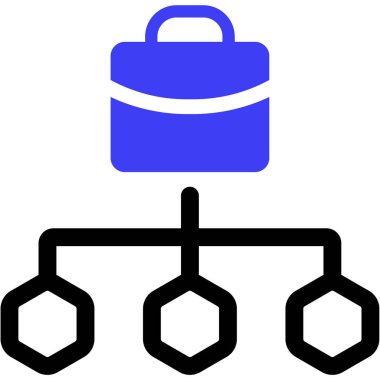 iş modeli modern simge, vektör illüstrasyonu