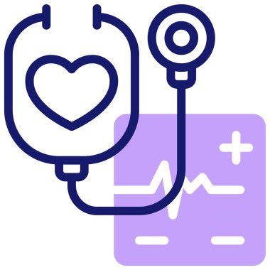 stetoskop simgesinin resmi 