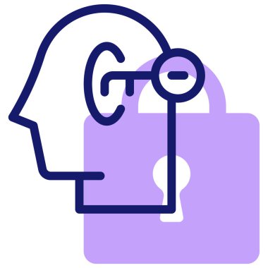 Anahtar. Web simgesi basit illüstrasyon 