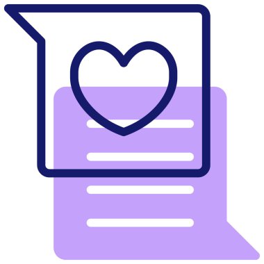 sohbet web simgesi basit tasarım