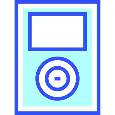 Ses. Web simgesi vektör illüstrasyonu