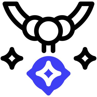 Bir kılıç simgesinin vektör illüstrasyonu