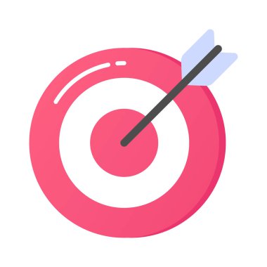 hedef simge, vektör illüstrasyonu basit tasarım