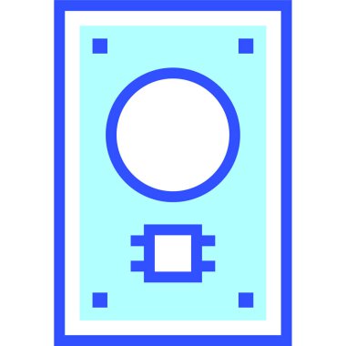 HDD modern simgesi, vektör illüstrasyonu