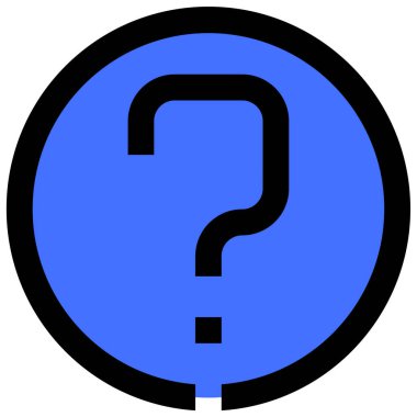 Modern simge, vektör illüstrasyonuna sor