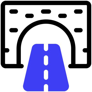 tünel ağ simgesi basit tasarım