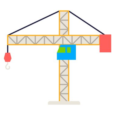 Vinç. Web simgesi basit tasarım 