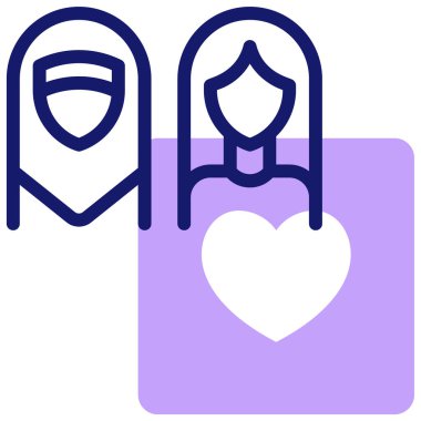 Hoşgörü. Web simgesi vektör illüstrasyonu