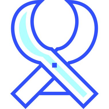 Yıldızlı mavi bir kurdelenin çizimi