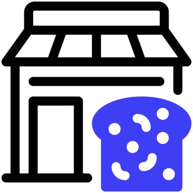 Fırın modern simgesi, vektör illüstrasyonu