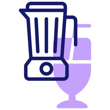 blender. Web simgesi basit illüstrasyon