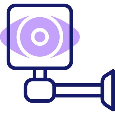 kamera simgesi, vektör illüstrasyonu basit tasarım