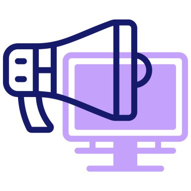 Basit tasarım web simgesi reklamı