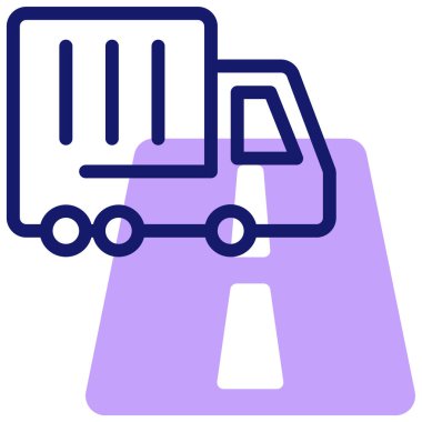 kamyon web simgesi basit tasarım