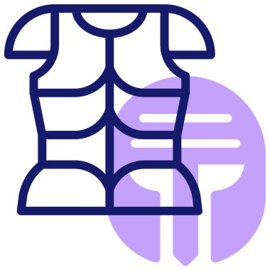 zırh modern simge, vektör illüstrasyonu