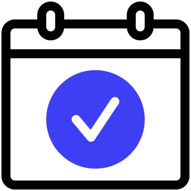 zamanlama simgesi, vektör illüstrasyonu basit tasarım