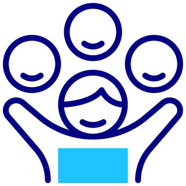 komik yüz simgesi, vektör illüstrasyonu basit tasarım