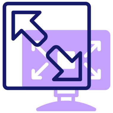 boyut vektör illüstrasyonu