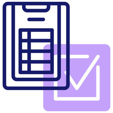 Görev. Web simgesi basit illüstrasyon 