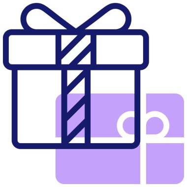 hediye simgesi vektör illüstrasyonu