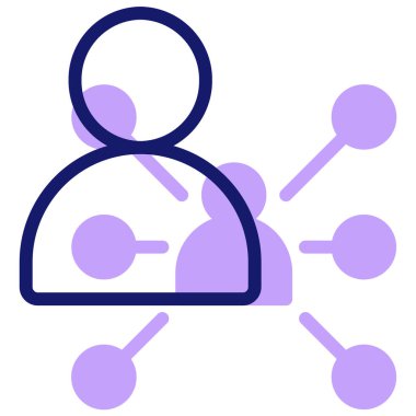 Web için ağ vektör illüstrasyon simgesi