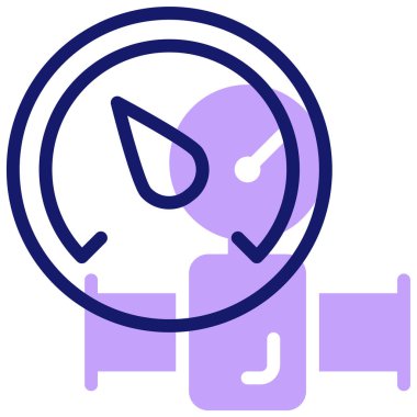 Ölçü. Web simgesi basit illüstrasyon