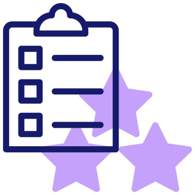 Simge vektör illüstrasyonunu gözden geçir