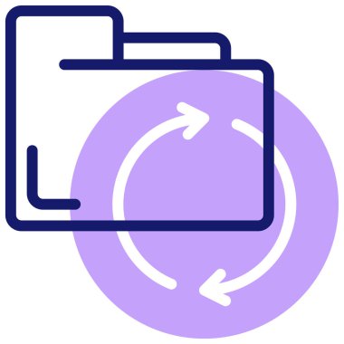 Dizin web simgesi basit illüstrasyon