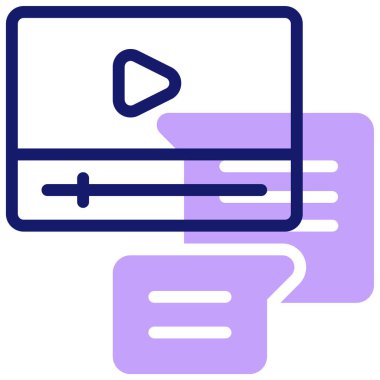 video oynatıcı simgesi, vektör illüstrasyonu basit tasarım