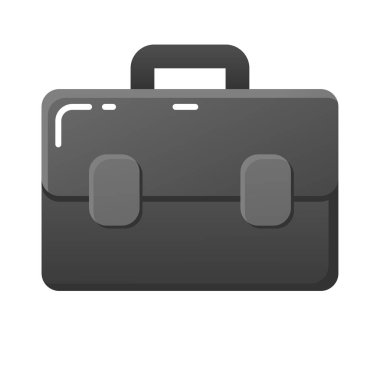 Çanta. Web simgesi basit illüstrasyon