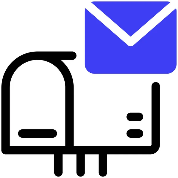 Mail Web Icon Simple Illustration — Stock Vector