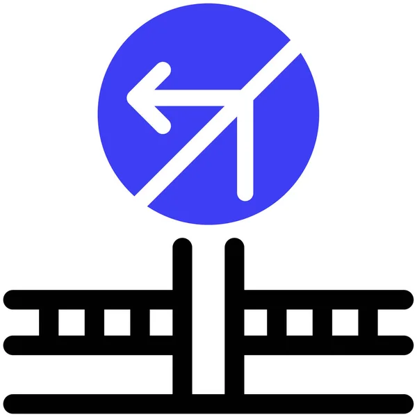 Train Web Icon Simple Illustration — Stock Vector