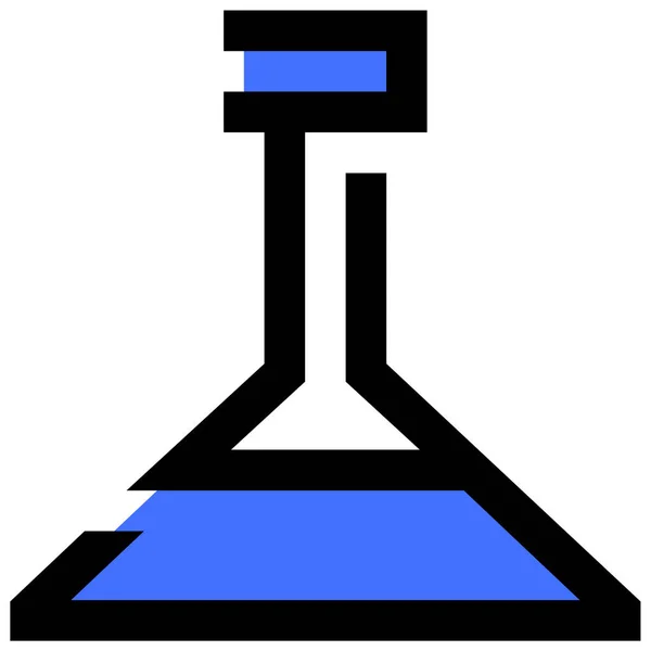 Vektor Symbol Reagenzglas — Stockvektor