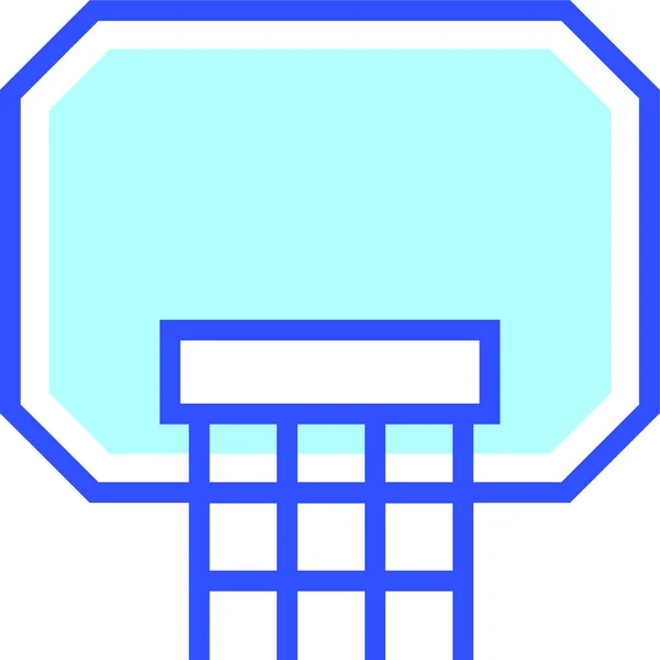 Basket Ring Modern Icon Vector Illustration — Stock Vector