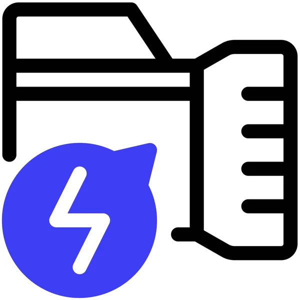 Taschenlampe Symbol Vektor Illustration — Stockvektor