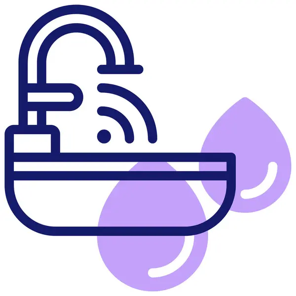 Sink Web Icon Simple Illustration — 스톡 벡터