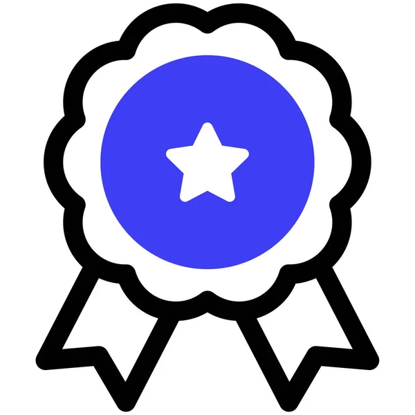 Achievement Illustration Web Icon Simple Art — Stock Vector