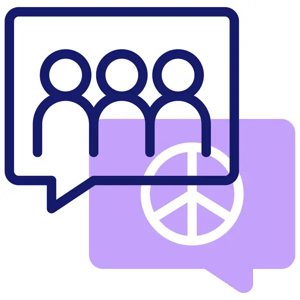 Comunicación Del Usuario Ilustración Conversación Chat — Archivo Imágenes Vectoriales