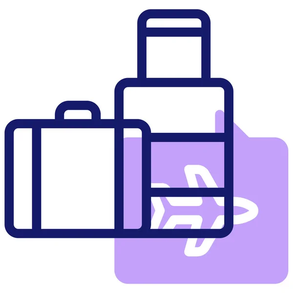 Travel Web Icon Simple Design — Stock Vector