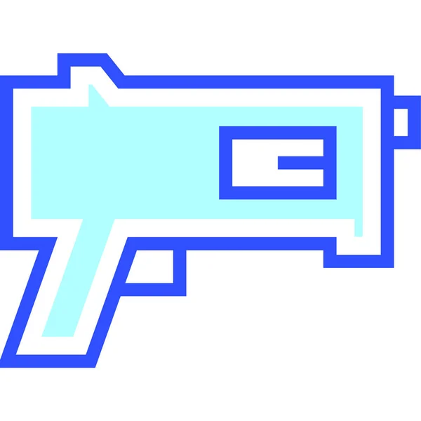Nerf Gun Modern Icon Vector Illustration — Stock Vector