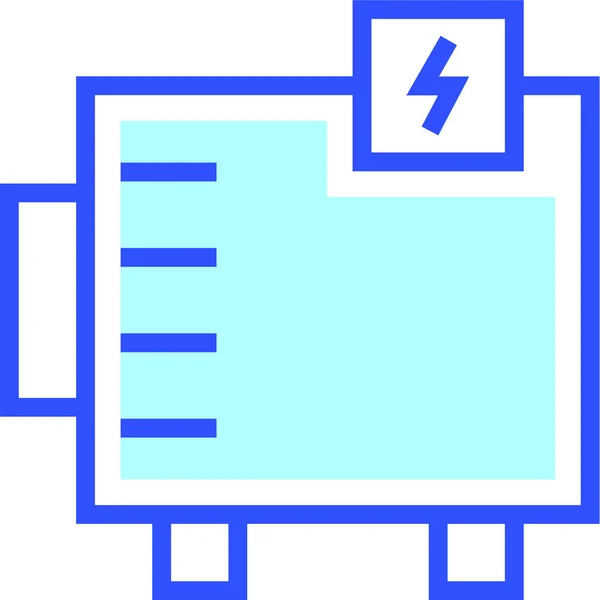 Een Generator Web Icoon Eenvoudige Illustratie — Stockvector