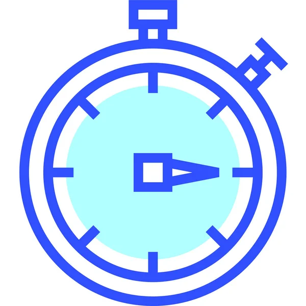 Timer Web Icon Design Semplice — Vettoriale Stock