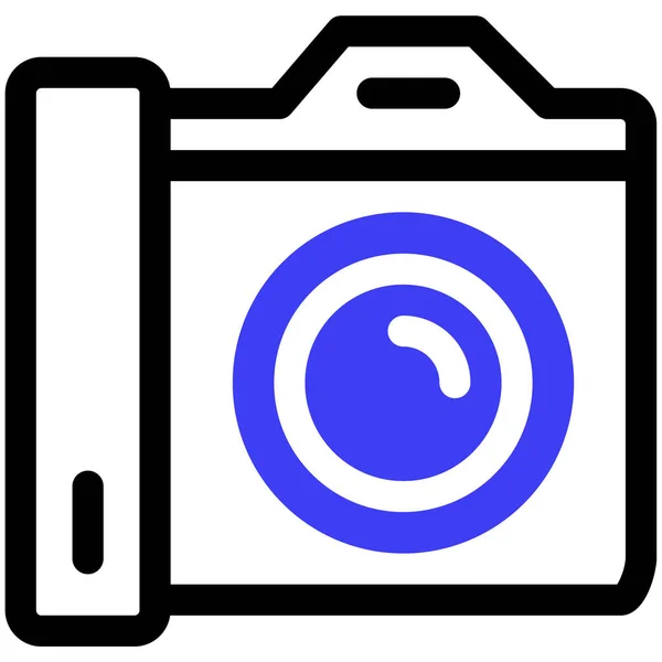 Fotografieren Web Symbol Einfache Illustration — Stockvektor