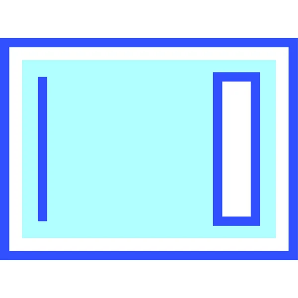 切割板图标 矢量图解简单设计 — 图库矢量图片