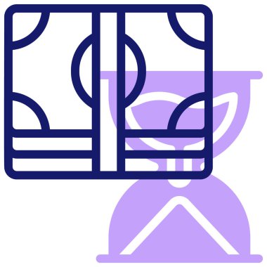 Para için. Web simgesi basit illüstrasyon 