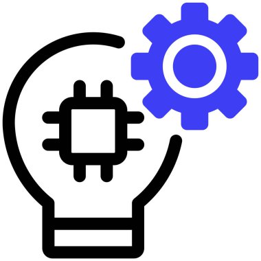 Teknoloji. Web simgesi basit illüstrasyon 